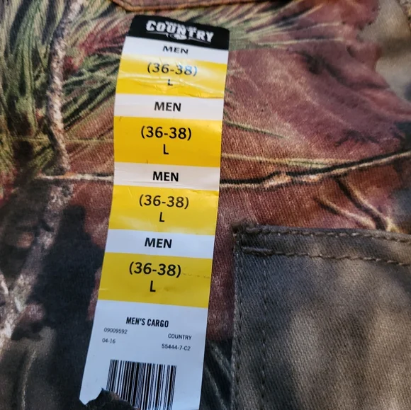 Camo Cargo Pants Mens 38 - Picture 3 of 12